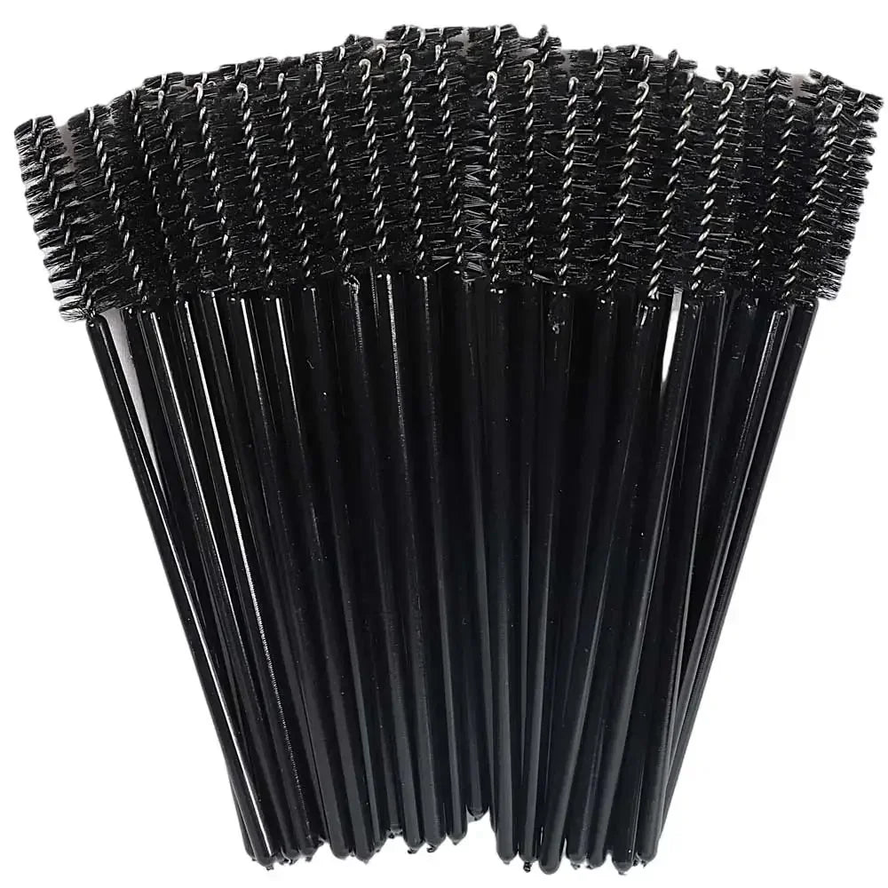 Disposable Crystal Eyelashes Brush Comb 50Pcs Eye Lashes Extension Mascara Wands Makeup Professional Makeup Beauty Tool