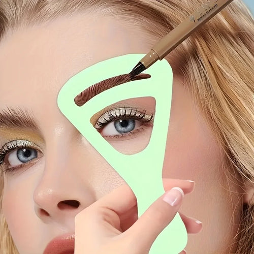 2-piece set of eyebrow shaping templates - DIY eyebrow drawing and decoration, eyebrow tracing card, eyebrow crossing card, eyeb