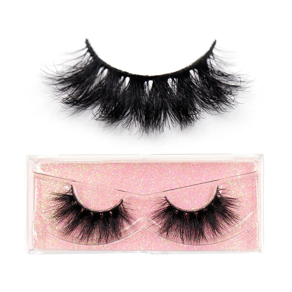 False Eyelashes 3D Mink Lashes Soft Fluffy Natural Long Fake Lashes Full Stripe False Eyelash Volume Eye Lashes for Makeup D101