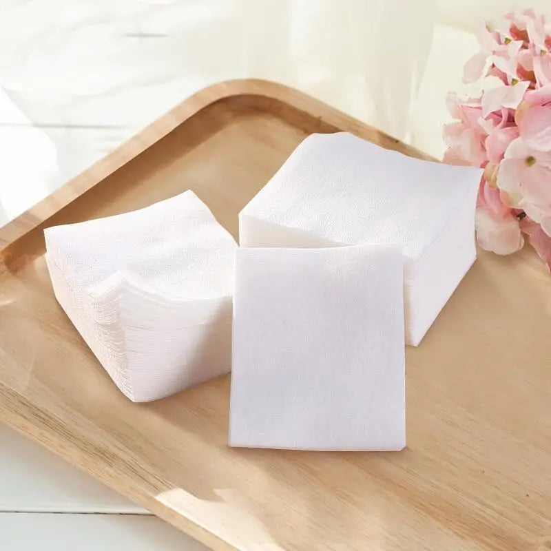 1200pcs/bag Disposable Pearl Pattern Makeup Cotton Pads Soft Facial Cleaning Tools Makeup Remover Wipes Portable Beauty Supplies