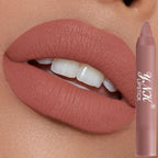 1PC Pink Series Velvet Matte Lipstick Pen Waterproof Long Lasting Red Lipstick Makeup Lip Tint Pen Cosmetic Makeup