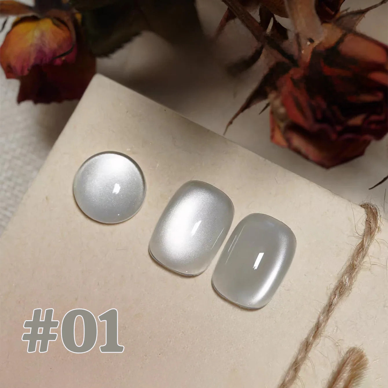 MIANEL 12ML 1-12pcs Jiannan Bistro Cat Eye Gel Nail Polish Blue Nails White Nails Pink Nails Nail Art Use Nail Supplies