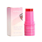 Cooling Water Jelly Tint Stick 3 In 1 Cheek Lip Tinted Matte Stick Blush Cheek Moistured Contour Makeup Lip Eyes Cream Brig R4W4