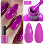 LILYCUTE 7ml Metallic Gel Nail Polish Red Chrome Effect Soak Off UV Gel Varnish Semi Permanent Nail Art Manicure Base Top Coat