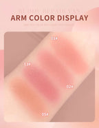 FOMIX Loose Powder Air Cushion Blush Long Last High Pigment Soft Misty Matte Face Blusher Natural Colors For Cheek