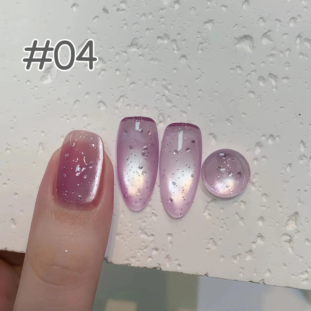 12ML 1-6PCS Popular Winter Internet Celebrity Hot-selling Northern Lights Cat Eye Magnet Gel Nail Polish Nail Art Nail Supplies