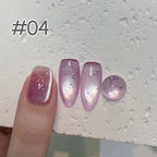 12ML 1-6PCS Popular Winter Internet Celebrity Hot-selling Northern Lights Cat Eye Magnet Gel Nail Polish Nail Art Nail Supplies