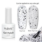 PUETNE 7.5ML Amber Moonlight Cat Magnetic Gel Nail Polish Winter Nails Jelly Glass Cat Eye Soak Off UV Semi-Permanent Varnish