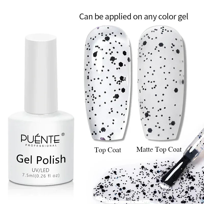 PUETNE 7.5ML Amber Moonlight Cat Magnetic Gel Nail Polish Winter Nails Jelly Glass Cat Eye Soak Off UV Semi-Permanent Varnish