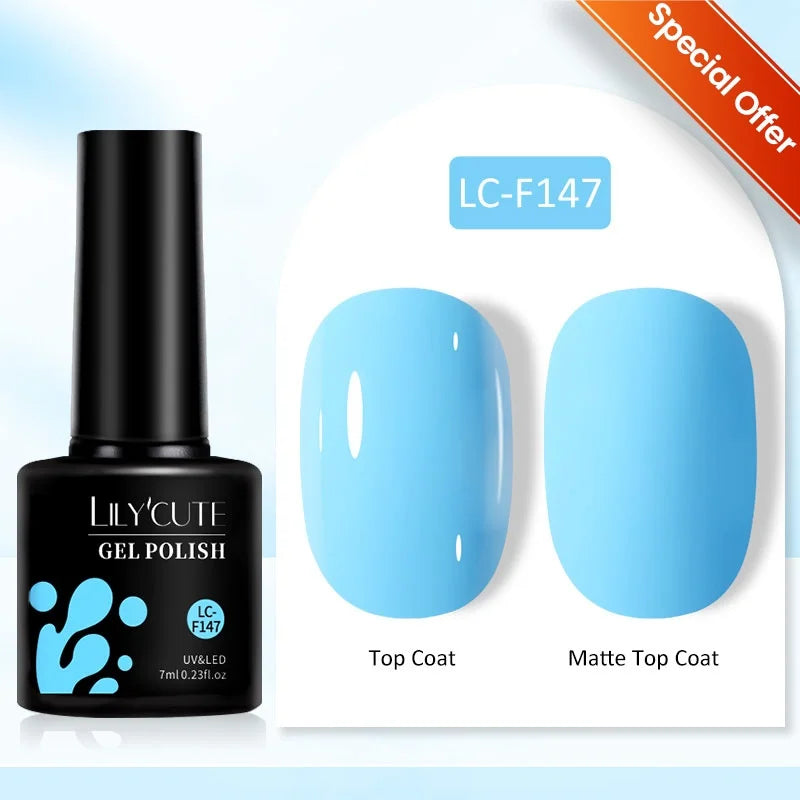 LILYCUTE  5ml Gold Sliver Metallic Liner Gel Nail Polish French Style Super Bright Mirror Pull Line Graffiti Painting Stripe Gel