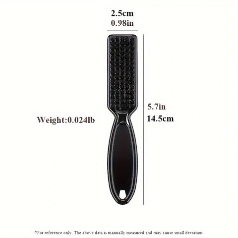 Barber Neck Duster Brush Sets Plastic Handle Hairdressing Soft Hair Cleaning Brush Head Shape Carving Cleaning Brush