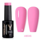 YOKEFELLOW 10ml Jelly Nude Gel Nail Polish High Quality Translucent Pink Nail Gel Varnish Soak Off UV Gel Polish Long Lasting