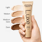 Korean Luxe Color-Adjusting Liquid Foundation Natural Matte Moisturizing Concealer Long Lasting Full Coverage Base Makeup