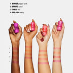 4 Colors Jelly Blush Stick Lip Balm Eyeshadow 3-in-1 Multi-Use Matte Blush Moisturize Brighten Lip Gloss Multi-Use Blush Makeup