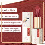 CATKIN Dreamworld Carving Lipstick, Waterproof Long Lasting Satin Nourish Moisturizing Smooth Soft 0.13 Ounce-Chinese Style