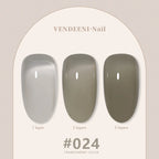 Vendeeni 24 Colors Jelly Transparent Gel Nail Polish Nude Pink Skin Color UV Soak Off Gel Varnish Jade Nail Art Gel Lacquer 15ml