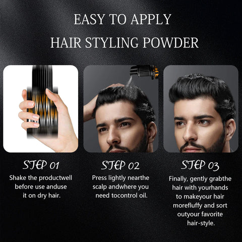 GOIPLE Hair Styling Powder Increase Volume Capturing Modeling Hairstyles Long-Lasting Texture Powders Spray Unisex