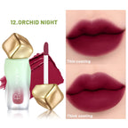 Matte velvet lip glaze, long-lasting waterproof non-sticky, smooth and easy to apply, smudge-proof, moisturizing cream formula