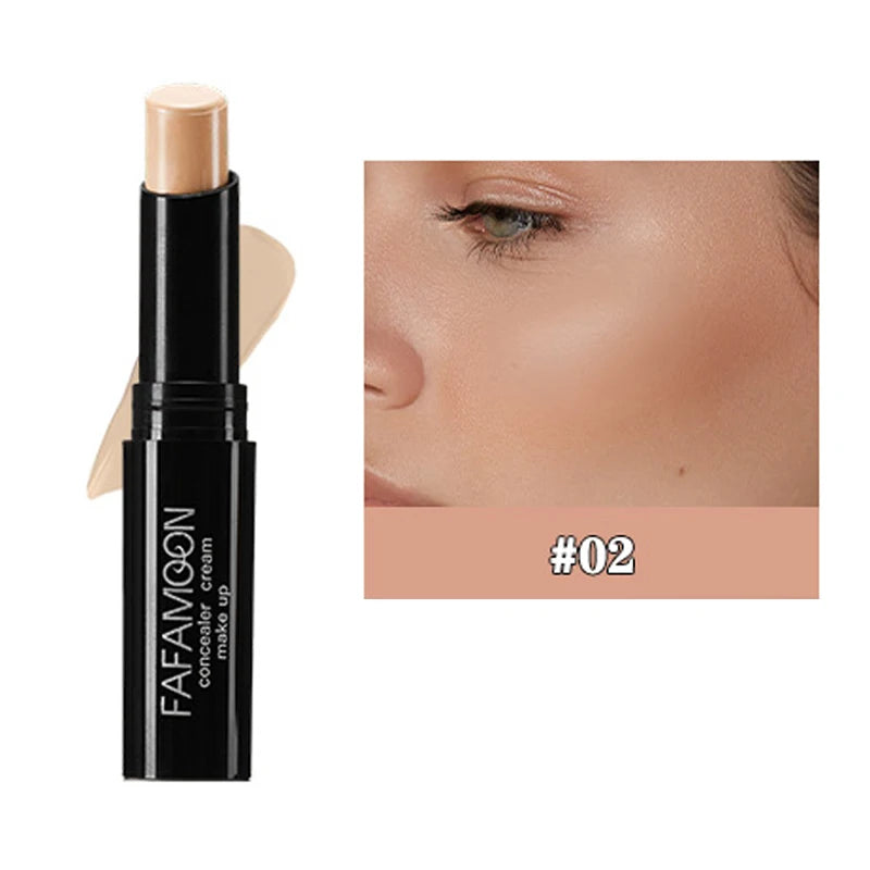 Concealer Stick Foundation Face Outline 3D Brightening Moisturizing Full Coverage Acne Dark Circle Natural Matte Concealer Cream