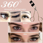 Portable Magnetic Eyelash Curler Clip Stainless Steel Magnetic Lashe Details Curling Applicator Natural Look Eyelash Makeup Tool