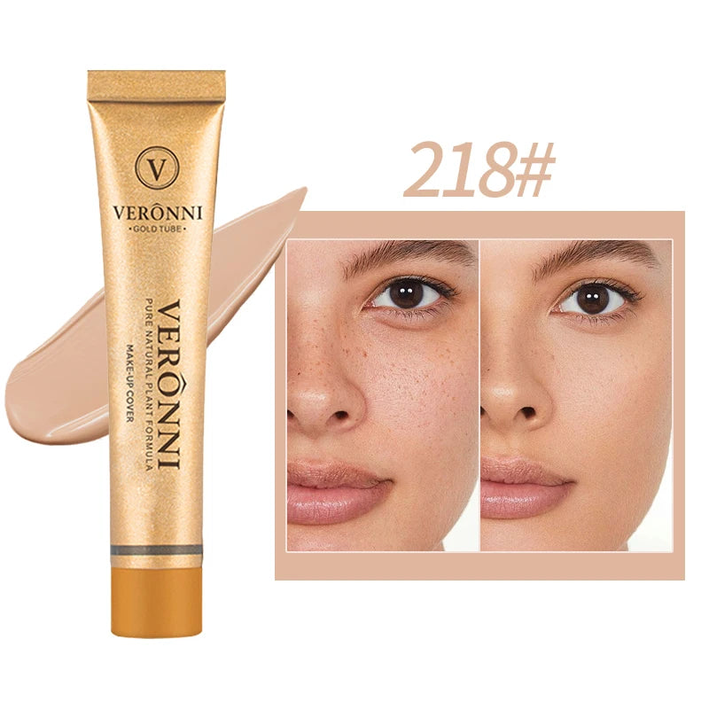 Long-lasting waterproof and sweatproof concealer with natural nude Maquiagem Liquid Concealer Beauty Face  Cosmetics Makeup Base
