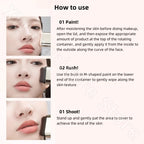 VV Double-head Liquid Foundation Stick Concealer Light and Brighten Skin and Waterproof for Long-lasting and Never Take Off 20g