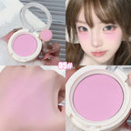 Monochrome Milk Peach Face Blush Pallete Mineral Pigment Cheek Blusher Powder Makeup Professional Contour Shadow Pink Blusher