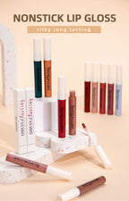Matte Liquid Lipstick Waterproof Velvet Nude Sexy Red Lip Gloss Long Lasting Nonstick Lip Stain Makeup 24 Colors Hot Lipgloss