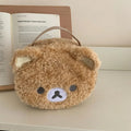 Plushes Makeup Case Anime Relaxed Bear Cosmetic Bag Women Jewelry Storage Pouch Girl Organizer Handbags Gift Hot Sales