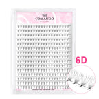 CoMango Wispy Pointy Base Premade Russian Volume Fans 3D 6D 10D 12D 14D 16D Lashes Extension 300 Fans False Mink Eyelashes