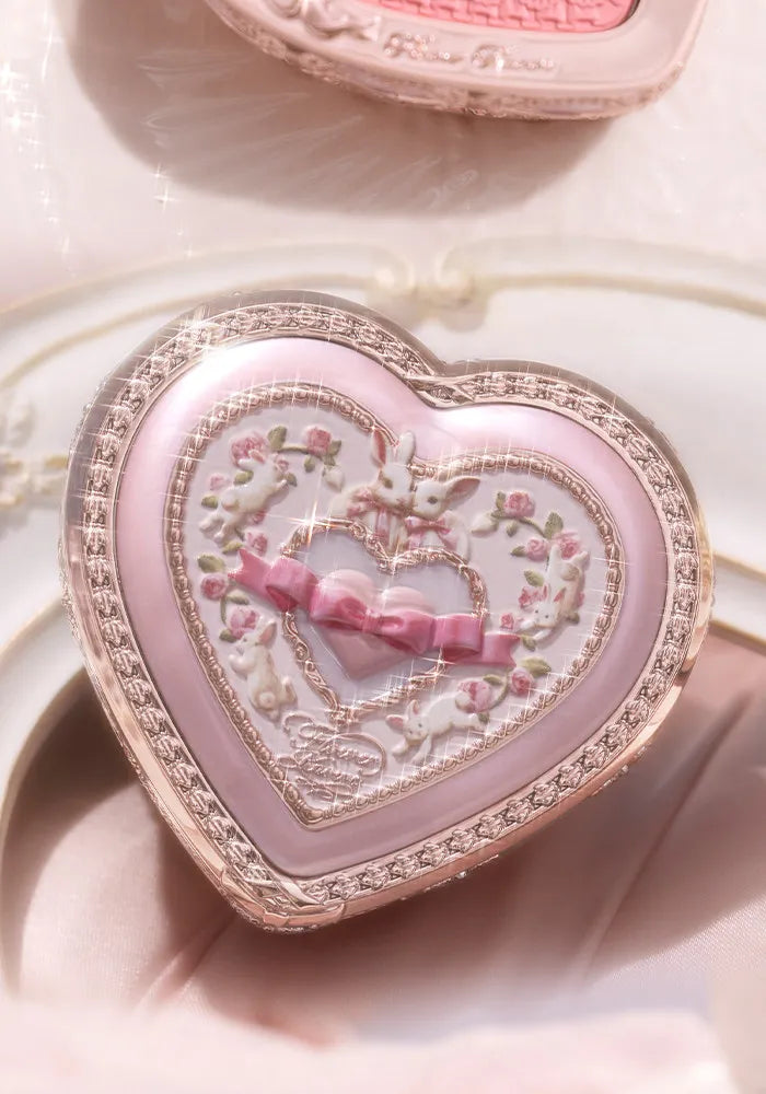 Flower Know Bunny Garden Embossed Blush Smooth Long-lasting All-Day Face Enhancing Makeup Blush Cream For Cheek