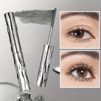 Steel Tube Mascara - Volumizing & Lengthening 3D Curling Eyelash Iron Mascara,Smudge-Proof Lasting Lashes Primer Makeup Beginner
