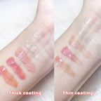 Sweet sparkling lip glaze mirror lip shine light lip gloss transparent lip gloss water gloss pure desire
