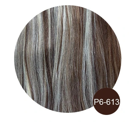 Body Wave Tape in Human Hair Extensions for Women HDWIGS 100% Real Human Hair Wavy Tape in Hair Extension Human Hair Ombre 613#