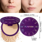 5 color matte full coverage pressed powder foundation oil control flawless weightless finishing powder makeup for woman gifts