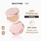 Mistine Foundtion Air Cushion with Natural Dewy Finish Makeup Moisturize Nourish Powdered Cream for Combination Skin 13g 1pc