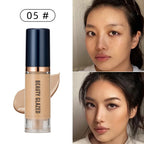 6 Color Face Liquid Foundation Waterproof Long Wear Oil Control Foundation Concealer Liquid Foundation Beauty Makeup Cosmetic
