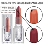 Orange Lipstick Lip Glaze Silky Smooth Matte Lip Gloss Carrot Bright Color Lasting Lip Stick Sexy Women Cosmetics Makeup Product