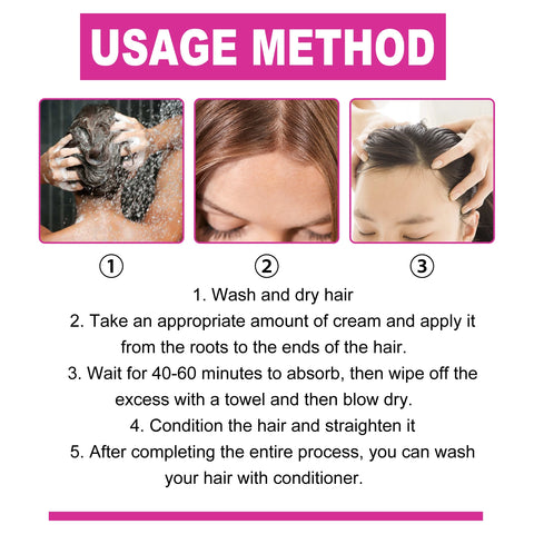 Keratin Hair Straightening Cream Keratin Cream For Smoothing Hair Professional Keratin For Permanent Straightening Hair Care