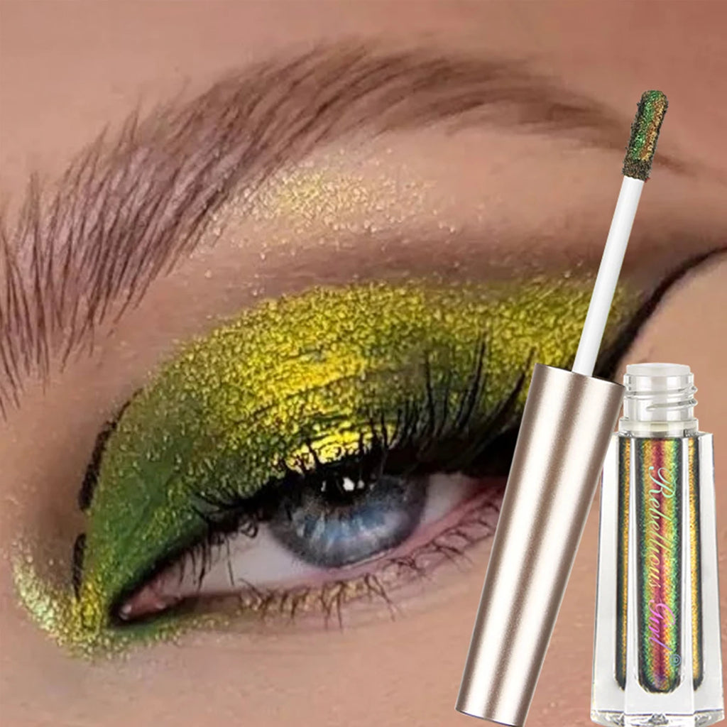 Chameleon EyeshadowsDiamond Glitter Liquid Eyeshadow StickHighly Pigmented Metallic Shimmering Long Lasting Shine All Makeup