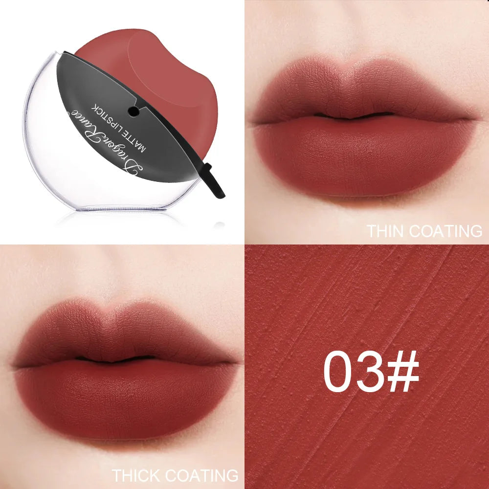 Dragon Ranee Matte Velvet Mist Lipstick Designed for Lazy People Lip Shape Lip Gloss Long Lasting Easy To Color Beauty Makeup