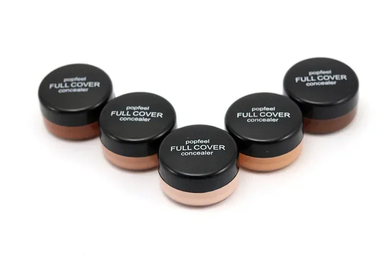 Popfeel Full Cover Concealer Hide Blemish Creamy MakeUp Face Lip Eye Foundation Makeup Contouring Corrector Make Up