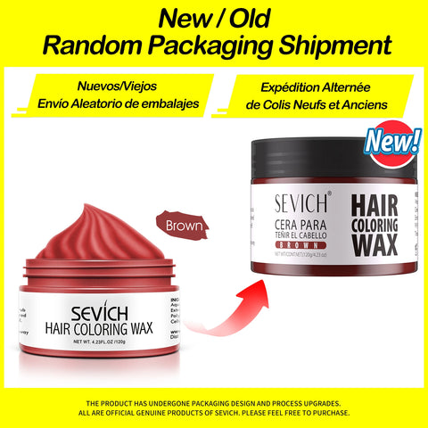 SEVICH 120g Hair Colour Wax Easy To Wash DIY Hairs Dyed Mud Dye for Eyebrow Beards Coloring Styling Temporary Hair Colour Cream